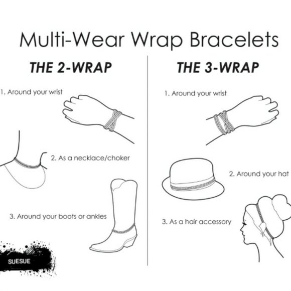 MUST HAVE No#1 Seller Handmade 3 Wrap Bracelet NEW - Picture 4 of 4